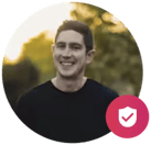 Peter’s Airbnb profile photo with Superhost badge