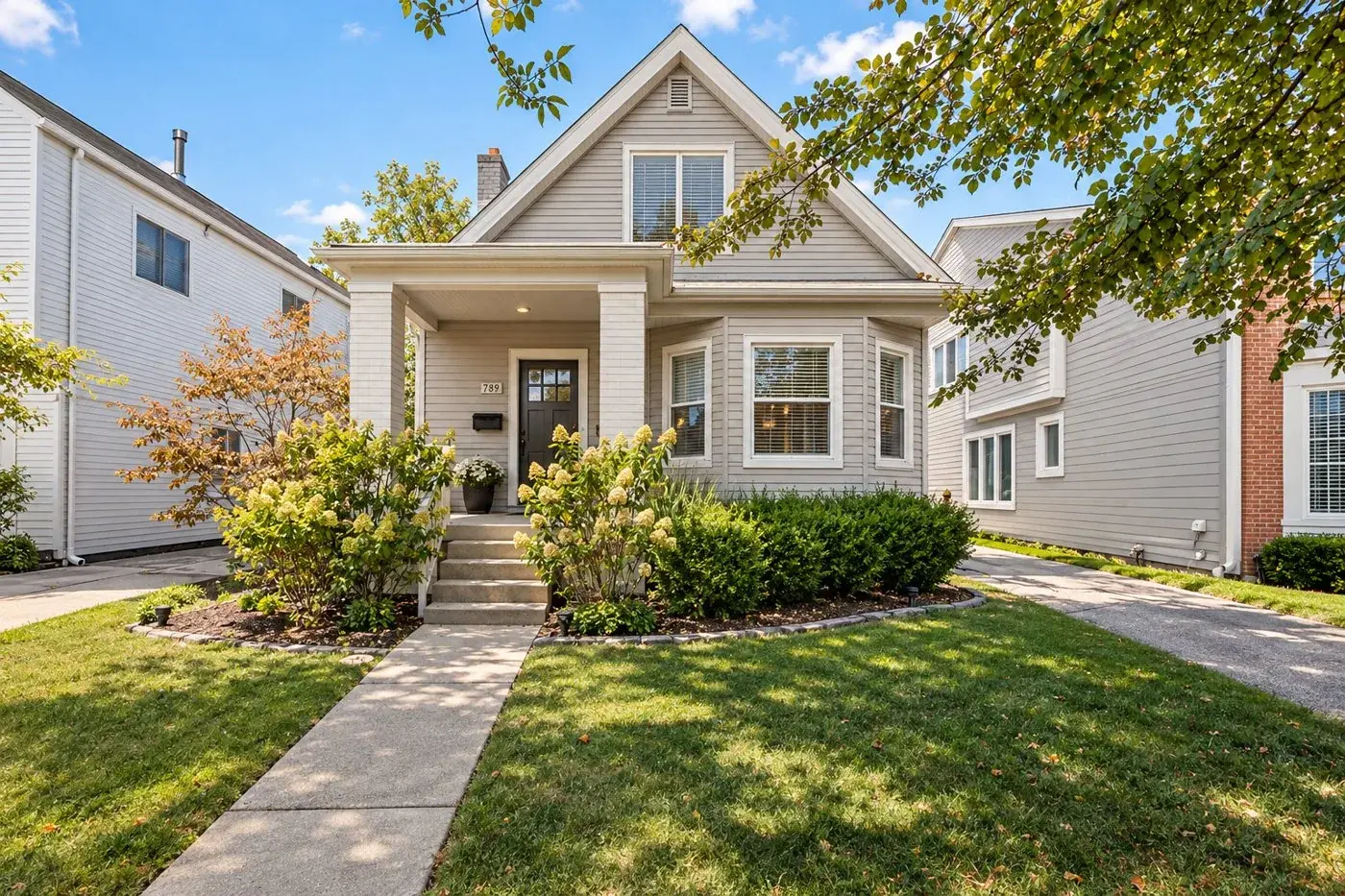 Metro Detroit single-family rental home with front porch